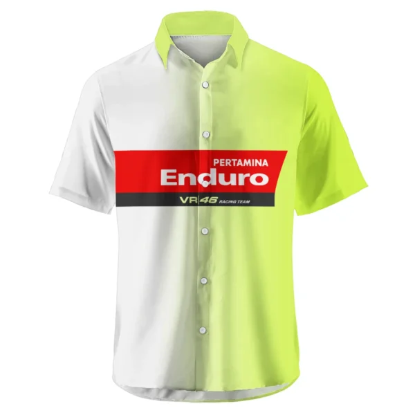 VR46 Racing Team Exclusive Logo Hawaiian Shirt QTVAGP130625A19VR46-HW - Image 2