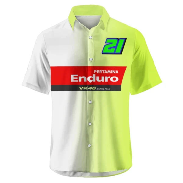VR46 Racing Team Exclusive Logo Hawaiian Shirt QTVAGP130625A20VR46-HW - Image 2