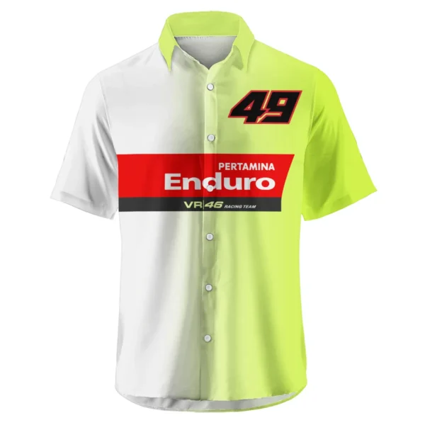 VR46 Racing Team Exclusive Logo Hawaiian Shirt QTVAGP130625A22VR46-HW - Image 2