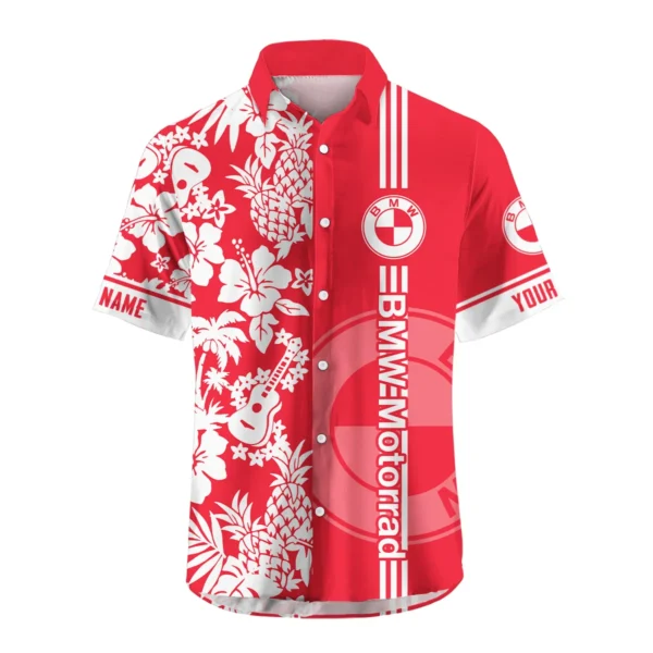 BMW Motorrad Exclusive Logo Hawaian Shirt QTVA160425HW02BMW - Red - Image 2