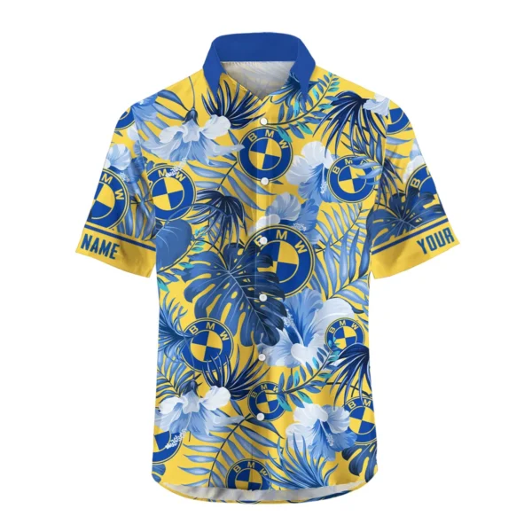 BMW Motorrad Exclusive Logo Hawaian Shirt QTVA210425HW03BMW - Yeallow - Image 2