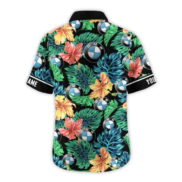 Triumph Motorcycles Exclusive Logo Hawaian Shirt QTVA220425HW04BMW - Black - Image 3