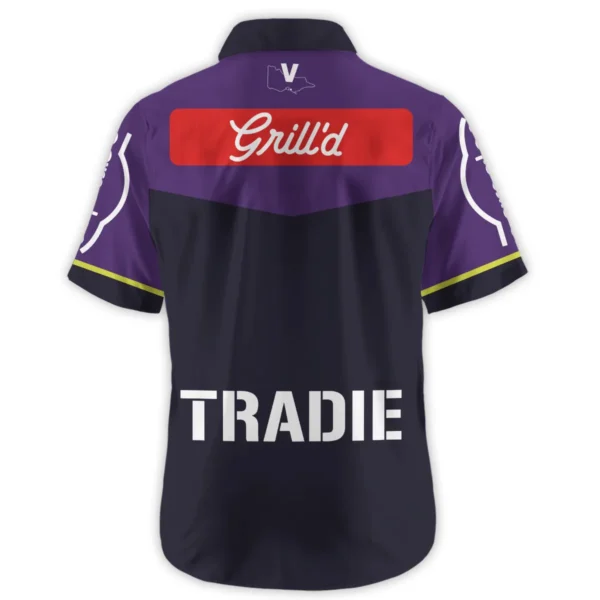 Melbourne Storm NRL Exclusive Logo Hawaiian Shirt QTVA050625NRL01MEL-HW - Image 3