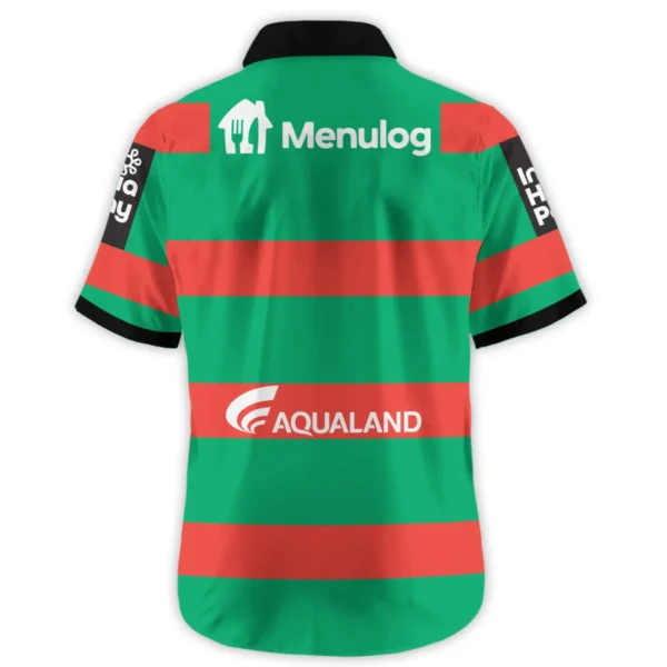 South Sydney Rabbitohs NRL Exclusive Logo Hawaiian Shirt QTVA050625NRL01SOU-HW - Image 3