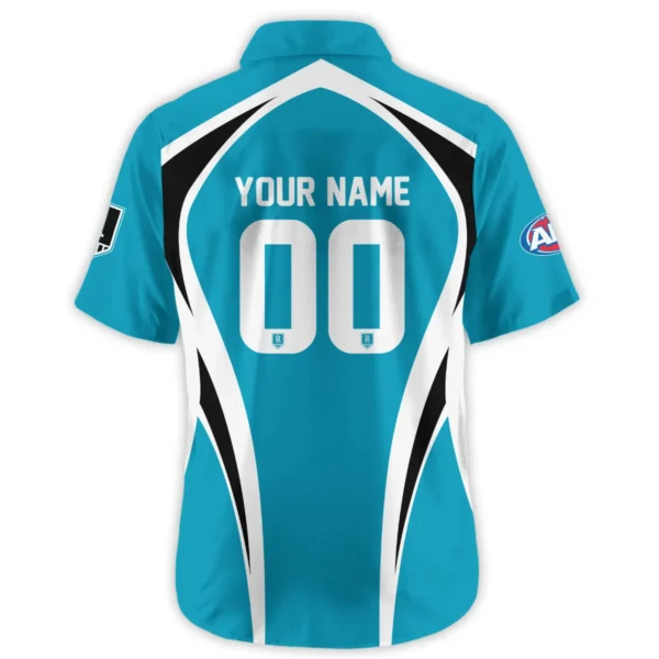 Port Adelaide Power AFL Exclusive Logo Hawaiian Shirt QTVA250625AFL03PORT-HW - Image 3