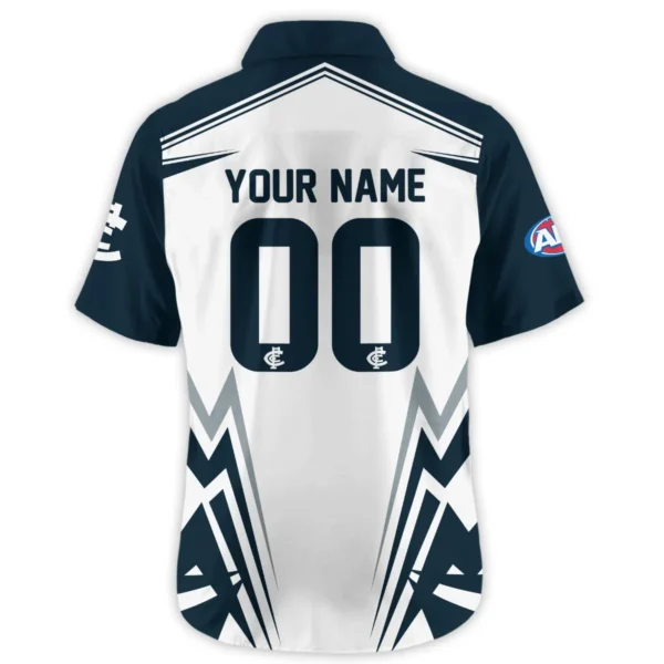 Carlton Blues AFL Exclusive Logo Hawaiian Shirt QTVA270625AFL04CARL-HW - Image 3
