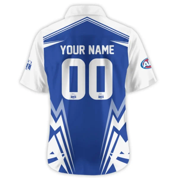 North Melbourne Kangaroos AFL Exclusive Logo Hawaiian Shirt QTVA270625AFL04NMFC-HW - Image 3