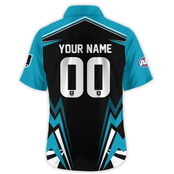 Port Adelaide Power AFL Exclusive Logo Hawaiian Shirt QTVA270625AFL04PORT-HW - Image 3