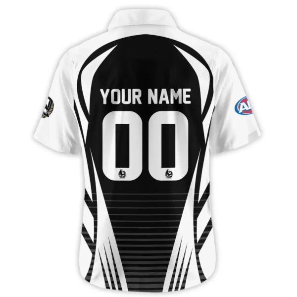 Collingwood Magpies AFL Exclusive Logo Hawaiian Shirt QTVA280625AFL05COLL-HW - Image 3