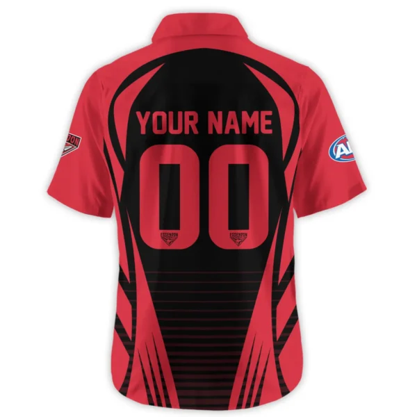 Essendon Bombers AFL Exclusive Logo Hawaiian Shirt QTVA280625AFL05ESS-HW - Image 3