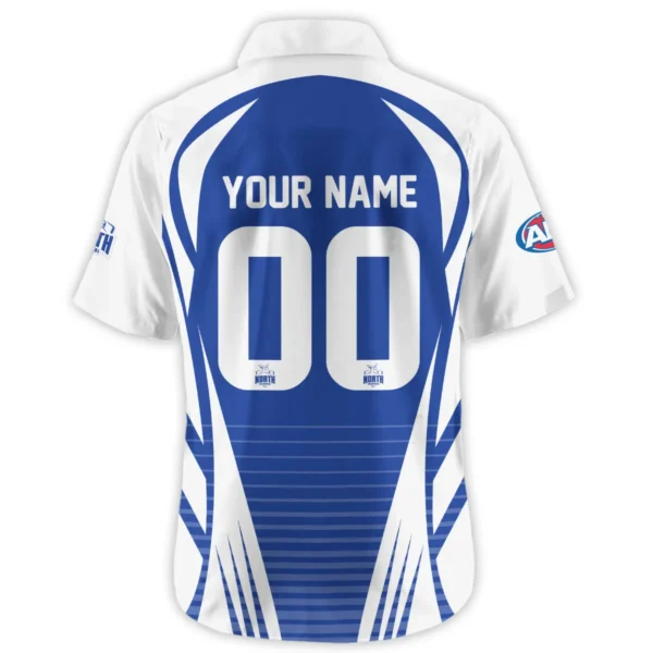 North Melbourne Kangaroos AFL Exclusive Logo Hawaiian Shirt QTVA280625AFL05NMFC-HW - Image 3