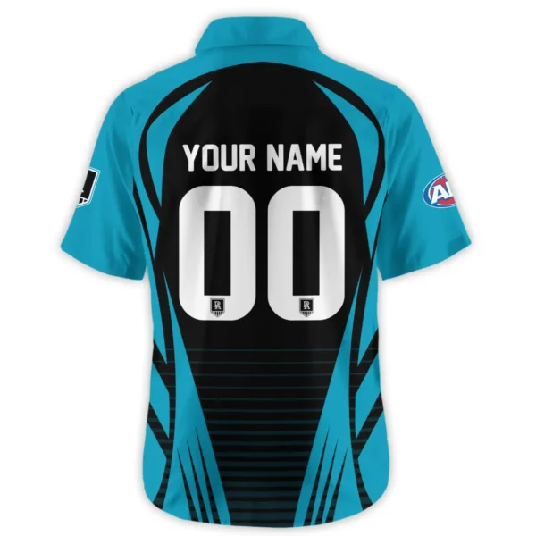 Port Adelaide Power AFL Exclusive Logo Hawaiian Shirt QTVA280625AFL05PORT-HW - Image 3