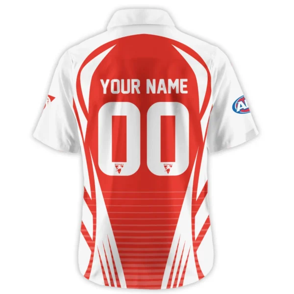 Sydney Swans AFL Exclusive Logo Hawaiian Shirt QTVA280625AFL05SYD-HW - Image 3