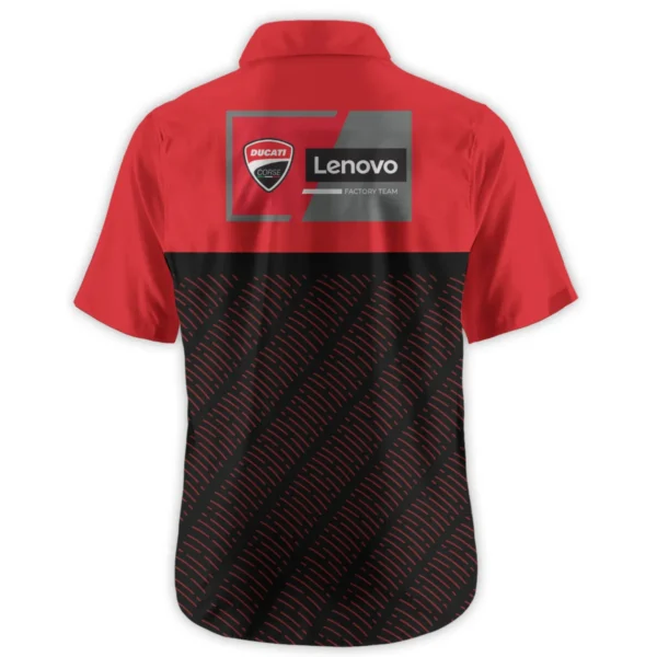 Ducati Lenovo Team Exclusive Logo Hawaiian Shirt QTVAGP110625A12DUC-HW - Image 3
