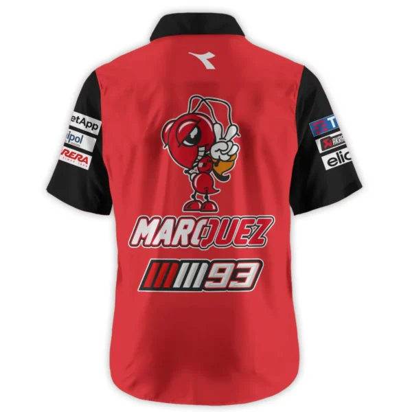Marc Márquez Ducati Lenovo Team Exclusive Logo Hawaiian Shirt QTVAGP110625A14DUC-HW - Image 3