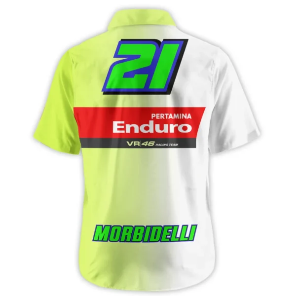 VR46 Racing Team Exclusive Logo Hawaiian Shirt QTVAGP130625A20VR46-HW - Image 3