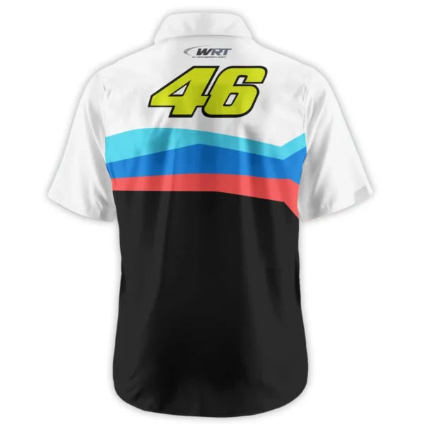 VR46 Racing Team Exclusive Logo Hawaiian Shirt QTVAGP130625A23VR46-HW - Image 3