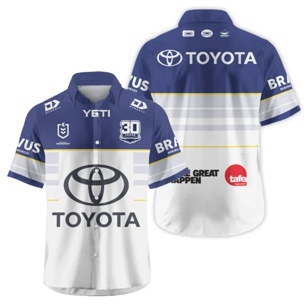 North Queensland Cowboys NRL Exclusive Logo Hawaiian Shirt QTVA050625NRL01NQL-HW