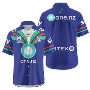 NZ Warriors NRL Exclusive Logo Hawaiian Shirt QTVA050625NRL01NZL-HW