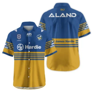 Parramatta Eels NRL Exclusive Logo Hawaiian Shirt QTVA050625NRL01PAR-HW