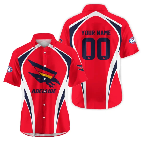 Adelaide Crows AFL Exclusive Logo Hawaiian Shirt QTVA250625AFL03ADEL-HW