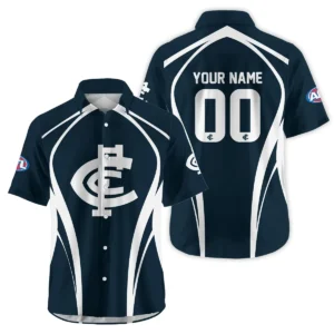 Carlton Blues AFL Exclusive Logo Hawaiian Shirt QTVA250625AFL03CARL-HW