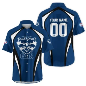 Geelong Cats AFL Exclusive Logo Hawaiian Shirt QTVA250625AFL03GEEL-HW