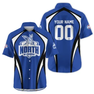 North Melbourne Kangaroos AFL Exclusive Logo Hawaiian Shirt QTVA250625AFL03NMFC-HW
