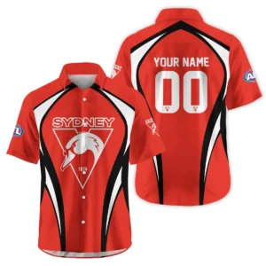 Sydney Swans AFL Exclusive Logo Hawaiian Shirt QTVA250625AFL03SYD-HW