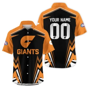 GWS Giants AFL Exclusive Logo Hawaiian Shirt QTVA270625AFL04GWS-HW
