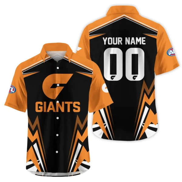 GWS Giants AFL Exclusive Logo Hawaiian Shirt QTVA270625AFL04GWS-HW