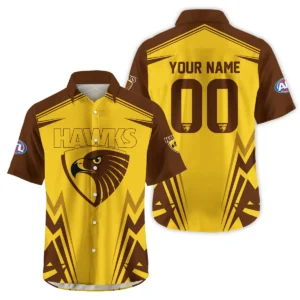 Hawthorn Hawks AFL Exclusive Logo Hawaiian Shirt QTVA270625AFL04HAW-HW