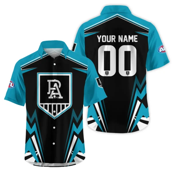 Port Adelaide Power AFL Exclusive Logo Hawaiian Shirt QTVA270625AFL04PORT-HW