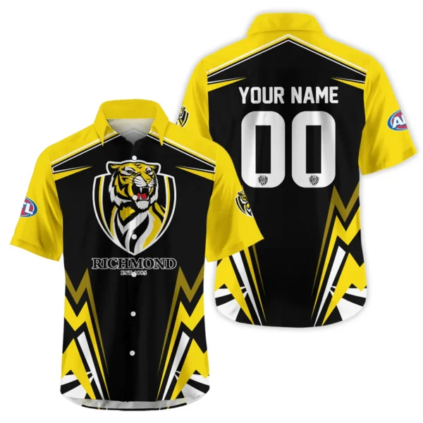 Richmond Tigers AFL Exclusive Logo Hawaiian Shirt QTVA270625AFL04RICH-HW