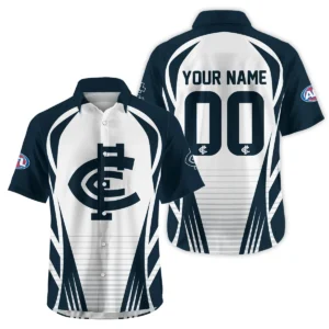 Carlton Blues AFL Exclusive Logo Hawaiian Shirt QTVA280625AFL05CARL-HW
