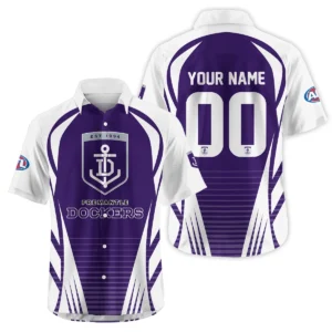 Fremantle Dockers AFL Exclusive Logo Hawaiian Shirt QTVA280625AFL05FRE-HW