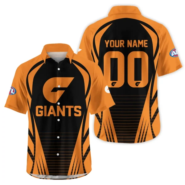 GWS Giants AFL Exclusive Logo Hawaiian Shirt QTVA280625AFL05GWS-HW
