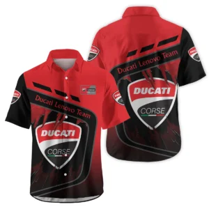 Ducati Lenovo Team Exclusive Logo Hawaiian Shirt QTVAGP060625A8DUC-HW