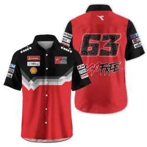 Francesco Bagnaia Ducati Lenovo Team Exclusive Logo Hawaiian Shirt QTVAGP110625A13DUC-HW