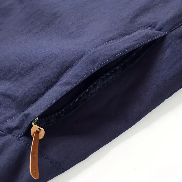Nissan Navara Exclusive Logo Waterproof Outdoor Jacket QTUT170525A2NNA - Blue - Image 7