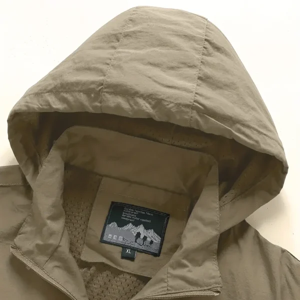 Titleist Exclusive Logo Waterproof Outdoor Jacket QTGF210525A2TL - Khaki - Image 4