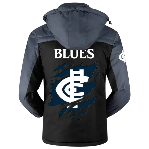 Carlton Blues Exclusive Logo Plush Charging Suit AFL QTVA230625AFL01CARL - Black - Image 3