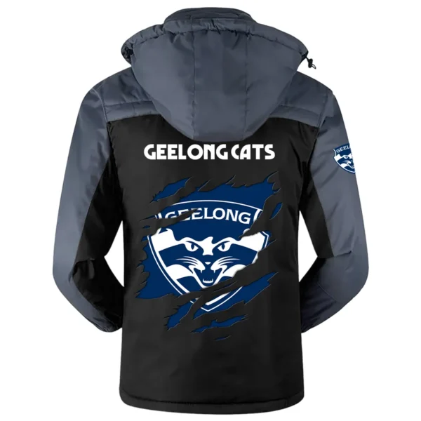 Geelong Cats Exclusive Logo Plush Charging Suit AFL QTVA230625AFL01GEEL - Black - Image 3