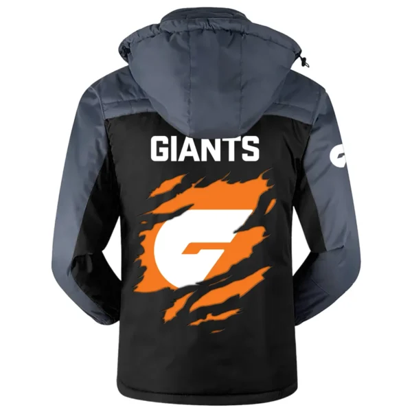 GWS Giants Exclusive Logo Plush Charging Suit AFL QTVA230625AFL01GWS - Black - Image 3