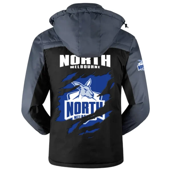 North Melbourne Kangaroos Exclusive Logo Plush Charging Suit AFL QTVA230625AFL01NMFC - Black - Image 3
