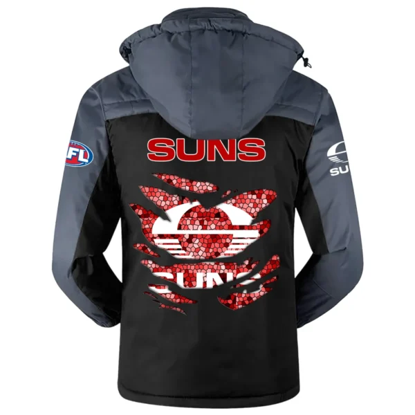 Gold Coast SUNS Exclusive Logo Plush Charging Suit AFL QTVA240625AFL02GCFC - Black - Image 3