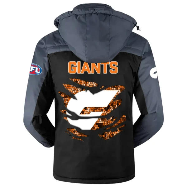 GWS Giants Exclusive Logo Plush Charging Suit AFL QTVA240625AFL02GWS - Black - Image 3
