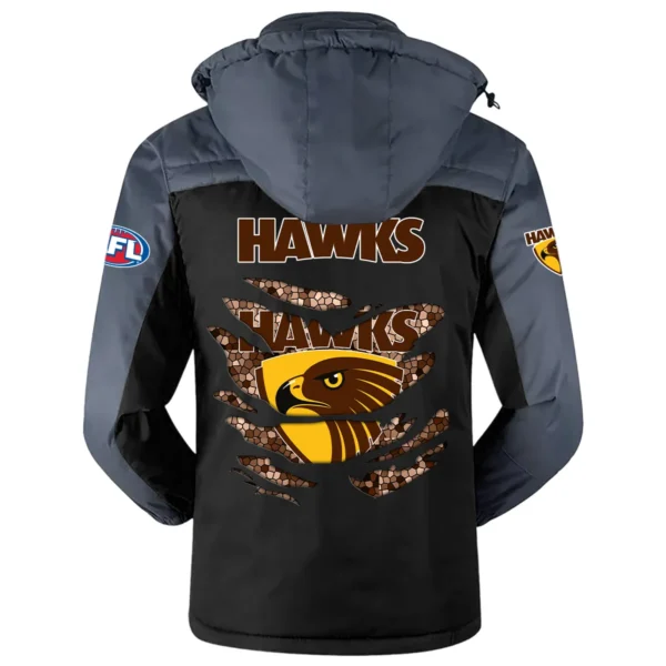 Hawthorn Hawks Exclusive Logo Plush Charging Suit AFL QTVA240625AFL02HAW - Black - Image 3