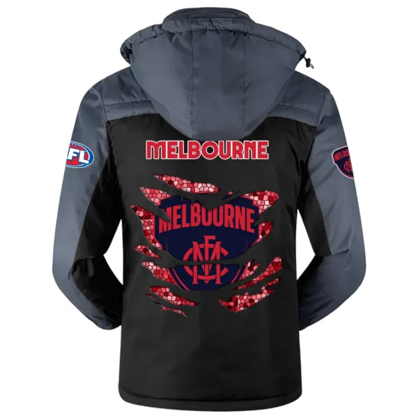 Melbourne Demons Exclusive Logo Plush Charging Suit AFL QTVA240625AFL02MELB - Black - Image 3