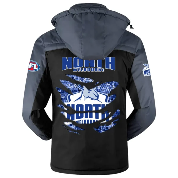 North Melbourne Kangaroos Exclusive Logo Plush Charging Suit AFL QTVA240625AFL02NMFC - Black - Image 3